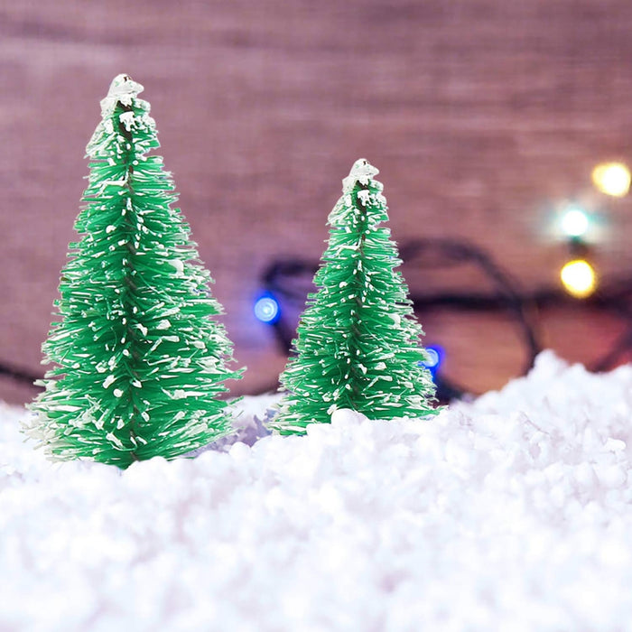 Digital Shoppy Mini Cedar Christmas Tree – 4-Pack Tabletop Ornaments