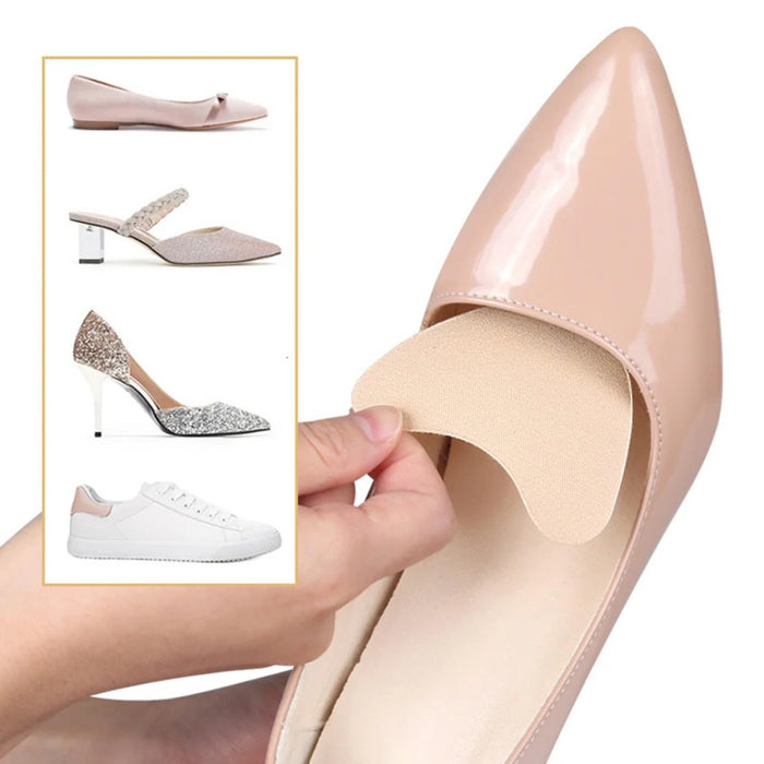 Digital Shoppy transparent gel cushions displayed separately highlighting ergonomic forefoot support