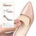 Digital Shoppy transparent gel cushions displayed separately highlighting ergonomic forefoot support