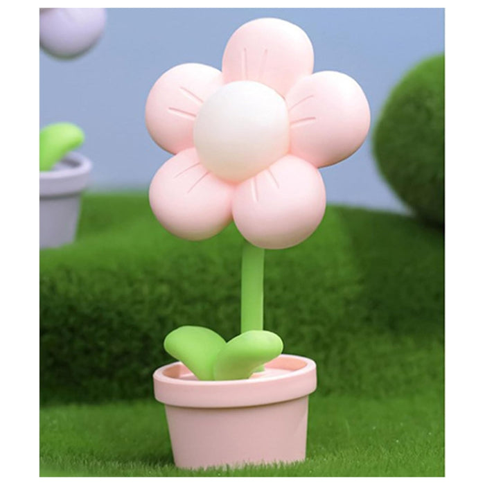 Digital Shoppy Mini Flower Night Lamp, Pink - Cute Bedside & Ambient Decor Light