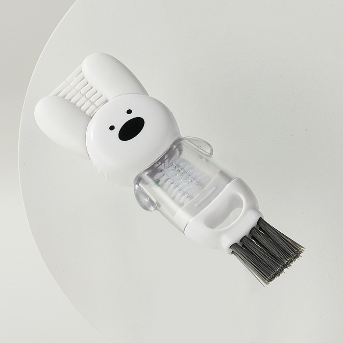 Digital Shoppy Four-in-one Warm-keeping Water Cup Brush Kitchen Gadgets, White
