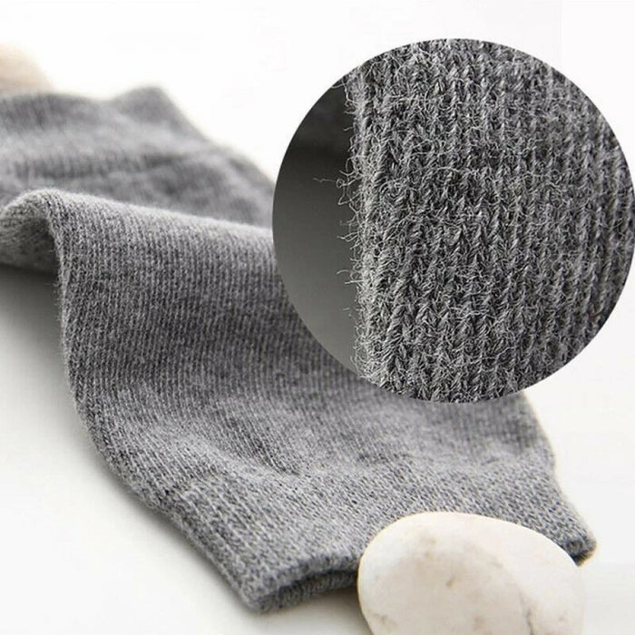 Digital Shoppy Wool Fingerless Gloves – Short Knit Hand Warmers for Writing & Office Use