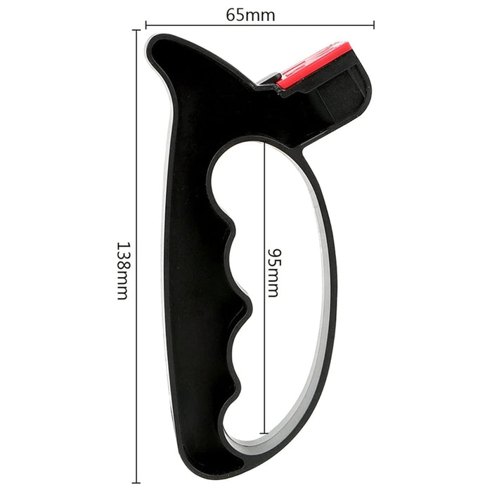 Digital Shoppy 2-in-1 Knife & Scissor Sharpener – Handheld, Ergonomic Grip, Kitchen Tool