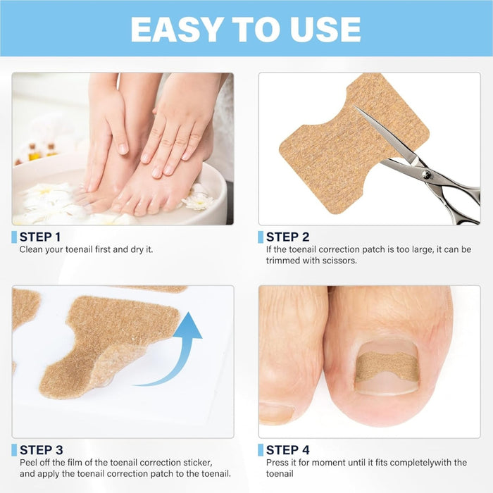 Double-sided nail paste tape for nail correction and repair