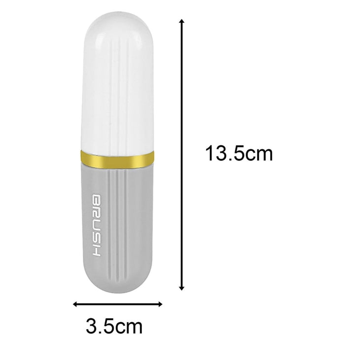 Digital Shoppy 2-in-1 Travel Shoe Brush – Liquid Press Cleaner, Dual-Sided