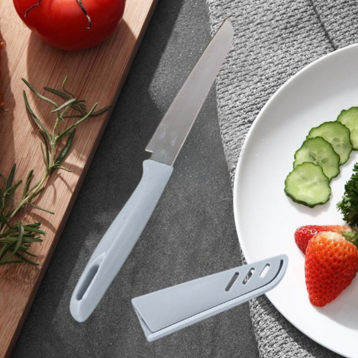 Digital Shoppy Fruit Peeling Knife — Plastic Handle | Sharp Stainless Steel Blade