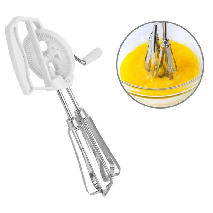 Digital Shoppy  Manual Stainless Steel Eggbeater – Hand Blender & Cream Whisk for Baking