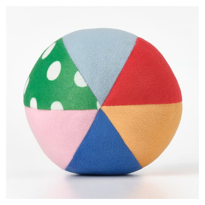Ikea SANDBI Soft Toy Ball Multicolour NYCKELN Hand Towel, White/Dark Blue, 40x70 cm (16x28)