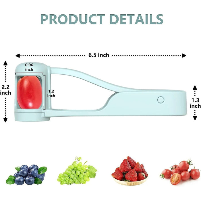 Digital Shoppy Fruit Slicer – Lake Blue Grape & Tomato Cutter Aid