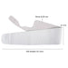  Wrist brace white perforated strap with labeled dimensions 52.3 × 6.1 × 0.09 cm