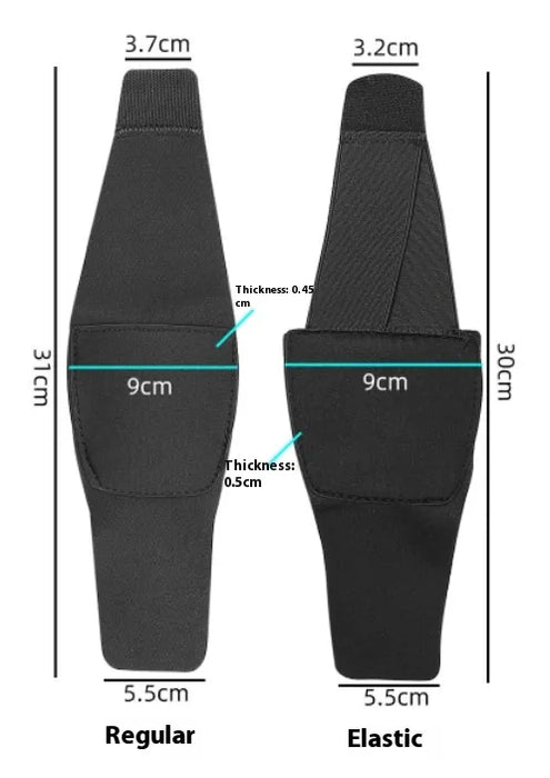 Digital Shoppy Men's And Women's Flat Foot Bow Foot Cushions, Black