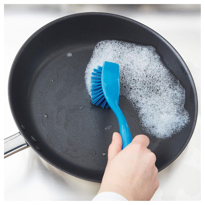 IKEA  Dish drainer, blue  with Dish-Washing Brush (Assorted Colours) -2 Pieces