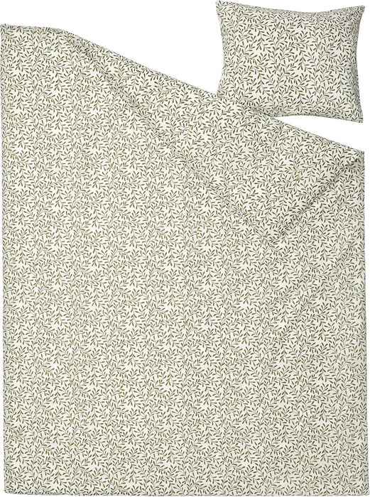 SORGMANTEL duvet cover set arranged on a neatly made bed