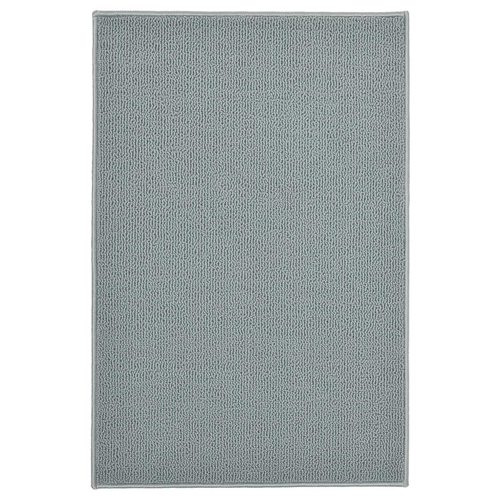 IKEA VINARN Bath towel, light pink, 70x140 cm with FINTSEN Bath mat, grey, 40x60 cm