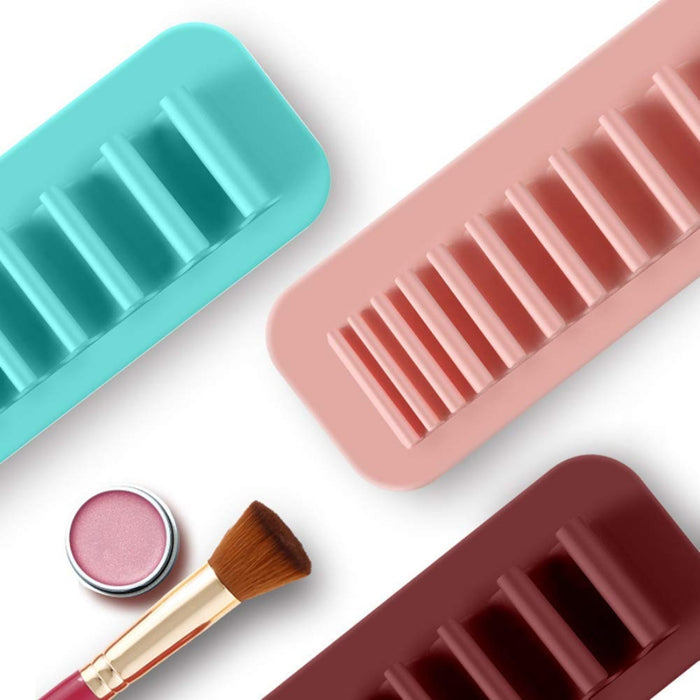 Portable silicone mask applicator brush for lotions, peels, and beauty routines.