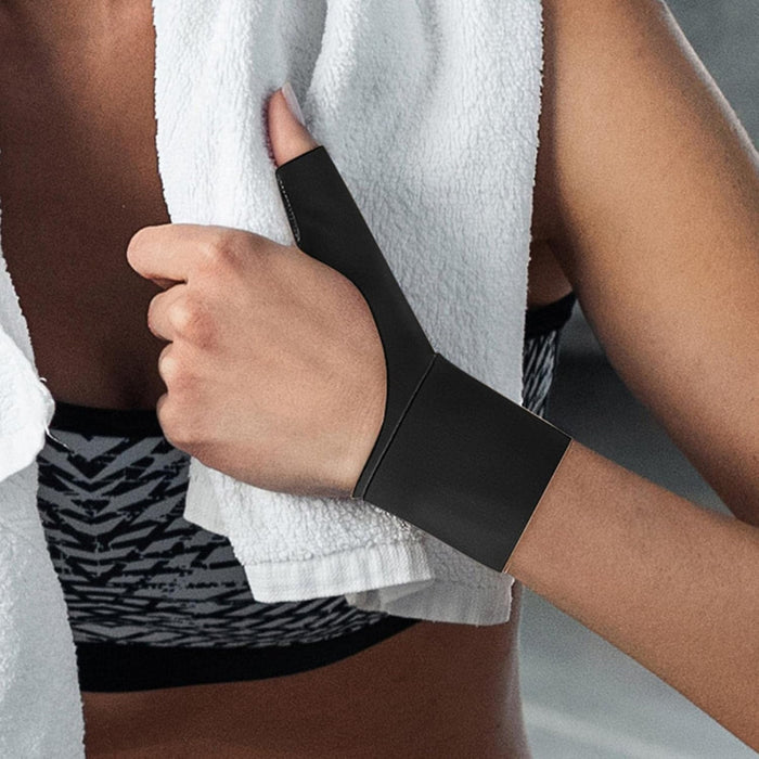 Digital Shoppy Thumb & Wrist Support Brace, Black – Adjustable, Breathable