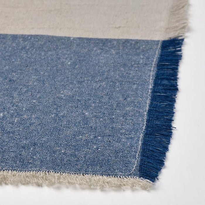 IKEA NISSÖGA Tablecloth, blue, 145x240 cm (57x94 "),IKEA NISSÖGA Napkin, Grey/Dark Blue, 35x35 cm (14x14) (4 Pack)