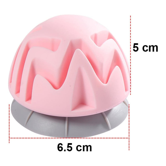 Digital Shoppy Suction Cup Fascia Massage Ball – Silicone Muscle Relaxer – Pink