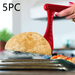 Stainless steel taco toaster with 4 U-shaped slots for making crispy shells