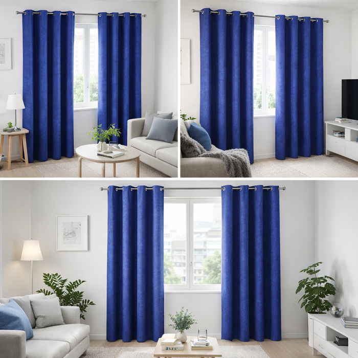IKEA ÄNGLATÅRAR curtian blue 1pair 145x300 cm