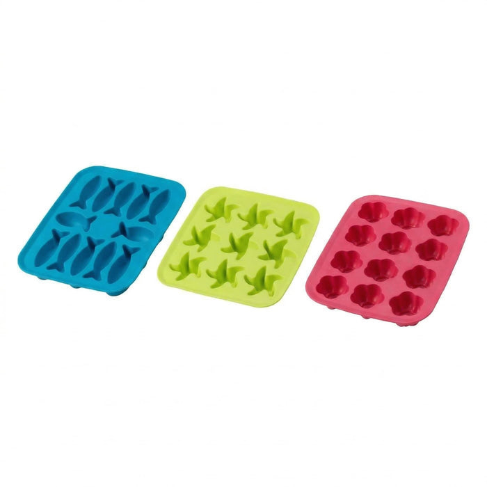 IKEA PLASTIS Ice Cube Tray — Random Colour | Flexible, Stackable, Dishwasher-Safe