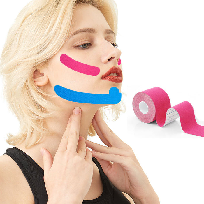 Digital Shoppy Very Hot Sale V Line Lifting Face Tape Customize Wrinkle Reducer Kinesiology Tape（2.5*5cm）