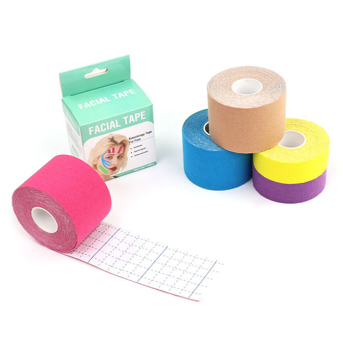 Digital Shoppy Very Hot Sale V Line Lifting Face Tape Customize Wrinkle Reducer Kinesiology Tape（2.5*5cm）