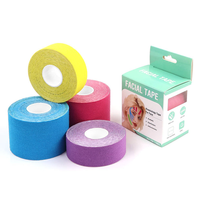 Digital Shoppy Very Hot Sale V Line Lifting Face Tape Customize Wrinkle Reducer Kinesiology Tape（2.5*5cm）