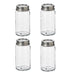 Clear Glass and Stainless Steel GULDFISK Spice Jar - 6 cl-10553217