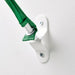  IKEA LÖVA bed canopy wall fixing with white plastic clips and screws