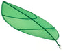 IKEA LÖVA green bed canopy showing curved leaf edge and narrow stem design