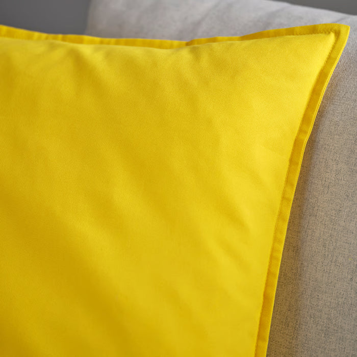 IKEA GURLI Cushion cover, yellow, 50x50 cm (20x20 ")