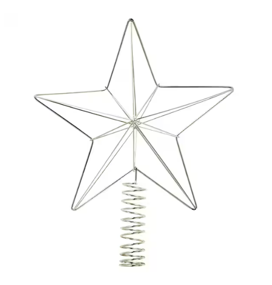 IKEA VINTERFINT Top star, silver-colour, 25 cm (9 ¾ ")
