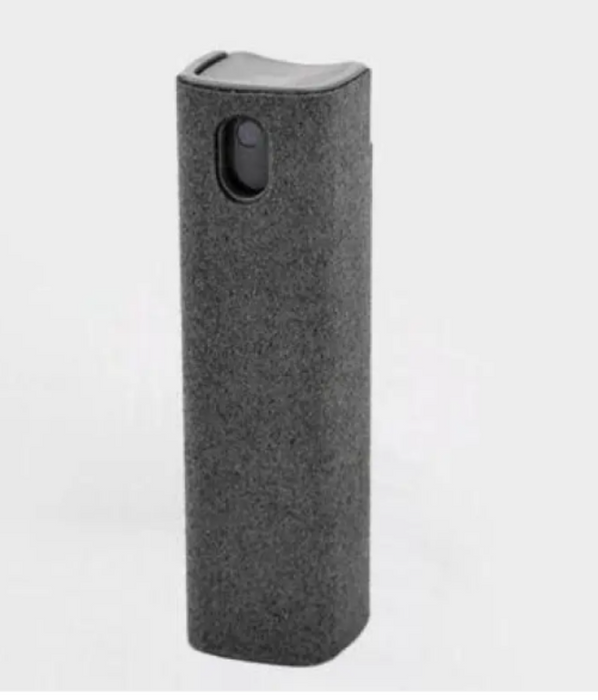 Digital Shoppy 2 In 1 Phone Computer Screen Cleaner Kit For Screen Dust Removal Microfiber Cloth Set - GREY