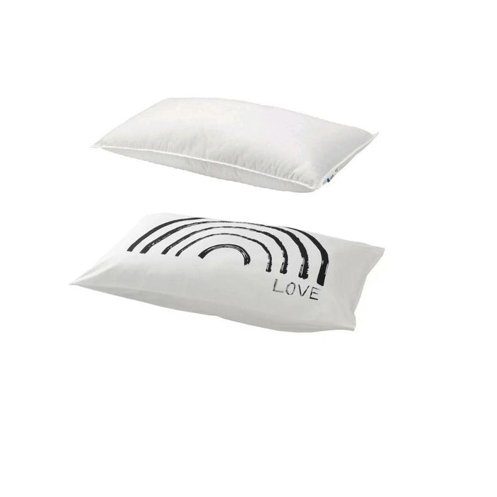 IKEA Pillow with Rainbow Pillowcase, 50x80 cm (20x31 ")