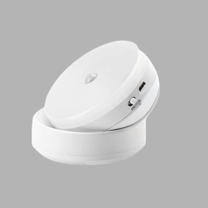 Digital Shoppy Rotating Motion Sensor Night Light – Human Body Detection LED for Corridor, Garage & Wardrobe
