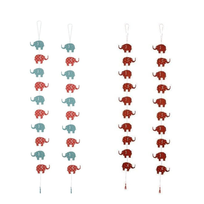 IKEA GETINGSTA Hanging decoration, elephant/multicolour