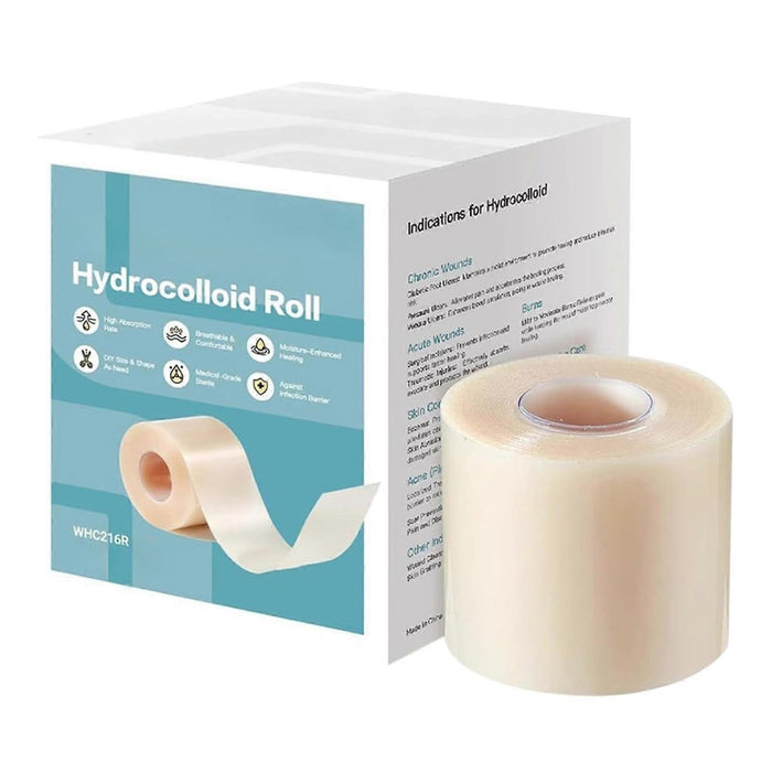 Digital Shoppy Hydrocolloid Dressing Roll – Wet Healing & Absorbent Wound Patch, 5cm x 1.5m