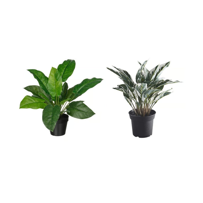 IKEA FEJKA Artificial potted plant, in/outdoor B0GDLRG2FD, 12 cm and 15 cm ( 2 models )