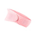 Pink maternity waist and abdomen support belt designed for pregnant women. Provides gentle compression and stability to relieve back pressure and enhance comfort.-