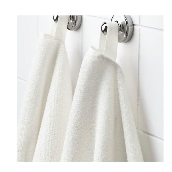 IKEA VINNÄSET Knob, brown, 37 mm (1 7/16 ") with washcloth, white, 30x 30 cm ( 1 piece )