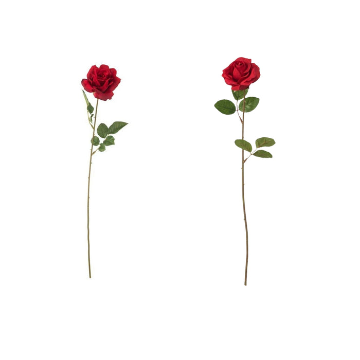IKEA SMYCKA Artificial flower, rose/red, 75 cm with IKEA SMYCKA Artificial flower, Rose/red52 cm