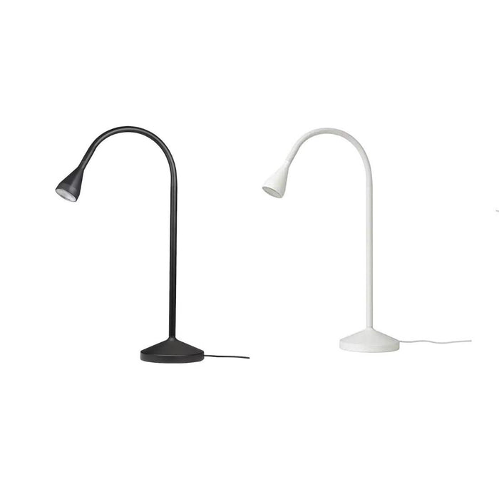 IKEA NÄVLINGE LED Work Lamps (Black & White) – Adjustable Task Lighting for Desk & Study