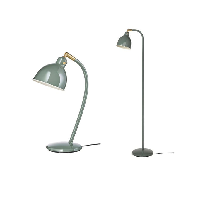 IKEA RÖDFLIK  Desk lamp & Floor/reading lamp, grey-green