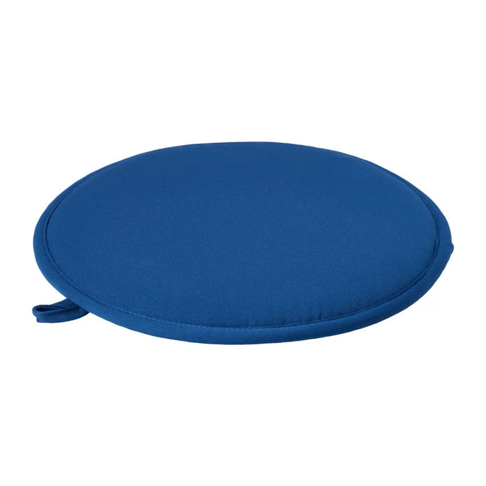 IKEA ÄNGSFRÄKEN Chair Pad Blue — Indoor & Outdoor | Anti-Slip, 36cm Round