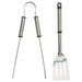 IKEA GRILLTIDER's 2-piece stainless steel barbecue utensils - your grilling essentials