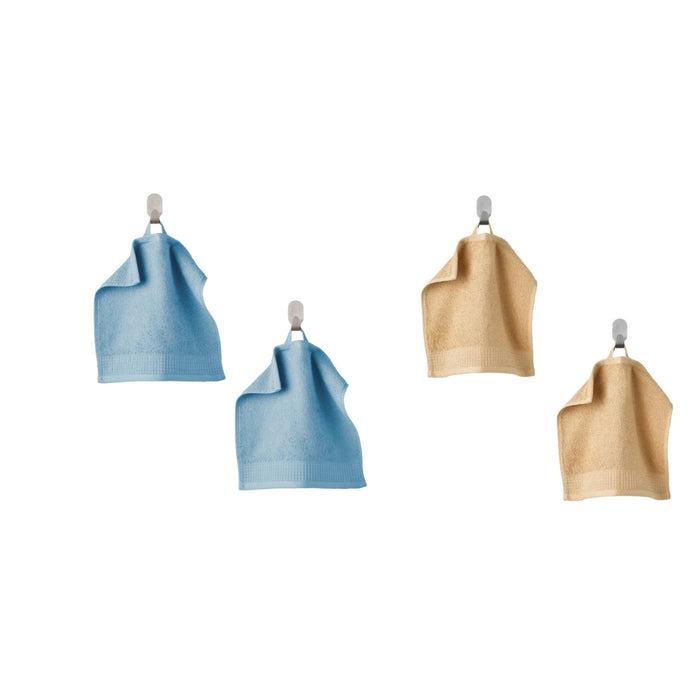 IKEA VINARN Washcloth, blue,yellow  30x30 cm ( 2 pack )