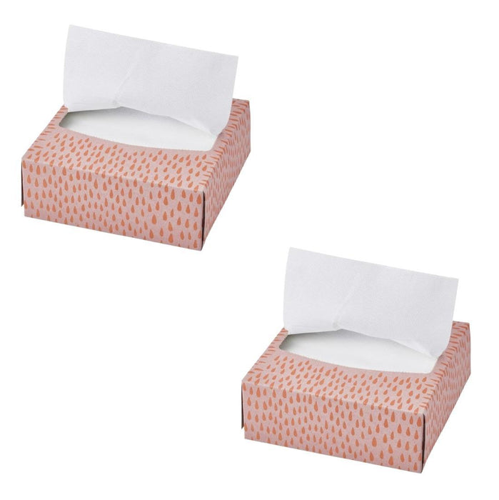 IKEA White Ceramic Bowl with Bamboo Chopsticks Set, 4 Pairs, Decorative Patterns, Includes Tissue Boxes
