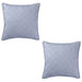 An image of IKEA Cushion cover, embroidery/blue, 50x50 cm (20x20 ") 00541951