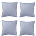 An image of IKEA Cushion cover, embroidery/blue, 50x50 cm (20x20 ") 00541951